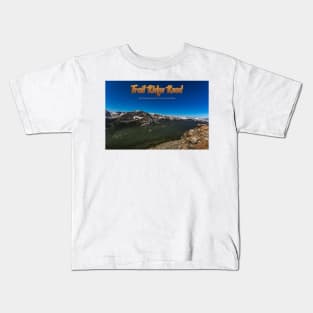 Trail Ridge Road in Rocky Mountain National Park Kids T-Shirt